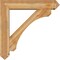 Ekena Millwork Legacy Arts and Crafts Rough Sawn Bracket w/ Offset Brace, Western Red Cedar, 8"W x 40"D x 40"H BKT0806X40X40LEC03RWR - alternate 3